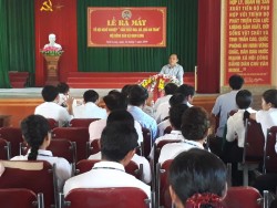 Nghi Lộc ra mắt Tổ hội nghề nghiệp “Sản xuất rau, củ, quả an toàn” tại xã Nghi Long.