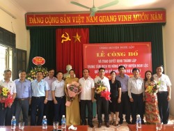 Công bố thành lập Trung tâm Dịch vụ nông nghiệp huyện Nghi Lộc