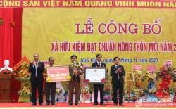 Xã đầu tiên của huyện rẻo cao Kỳ Sơn - Nghệ An đón bằng công nhận đạt chuẩn nông thôn mới