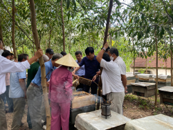 Hội thảo dự án “ Xây dựng mô hình nuôi ong ngoại khai thác mật trên thùng kế theo hướng VietGAHP”