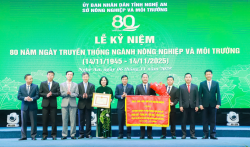 Sở Nông nghiệp và Môi trường Nghệ An kỷ niệm 80 năm ngày truyền thống ngành Nông nghiệp và Môi trường (14/11/1945 – 14/11/2025)
