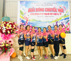 Trung tâm Khuyến nông Nghệ An tổ chức giải bóng chuyền hơi nữ chào mừng ngày Phụ nữ Việt Nam 20/10/2026