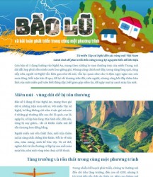 Bão lũ và bài toán phát triển