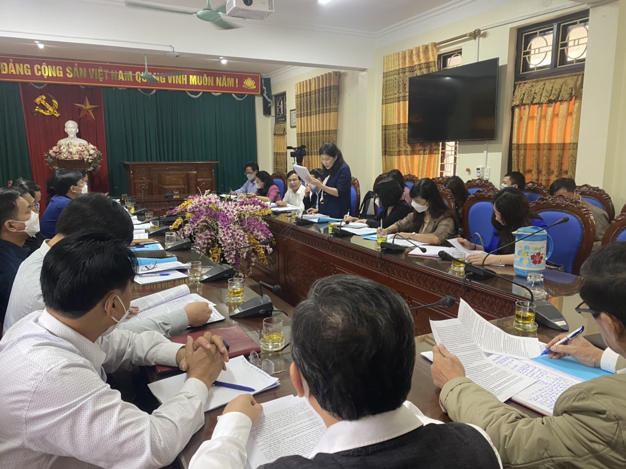 Sở Nông nghiệp & PTNT Nghệ An làm việc với đoàn giám sát  hội đồng nhân dân tỉnh