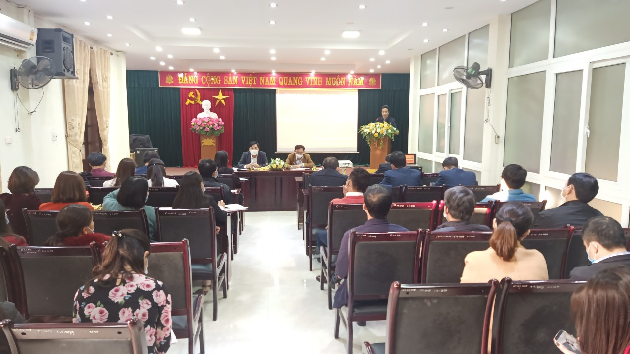 Đảng bộ Trung tâm Khuyến nông Nghệ An tổ chức hội nghị tổng kết công tác xây dựng Đảng năm 2021
