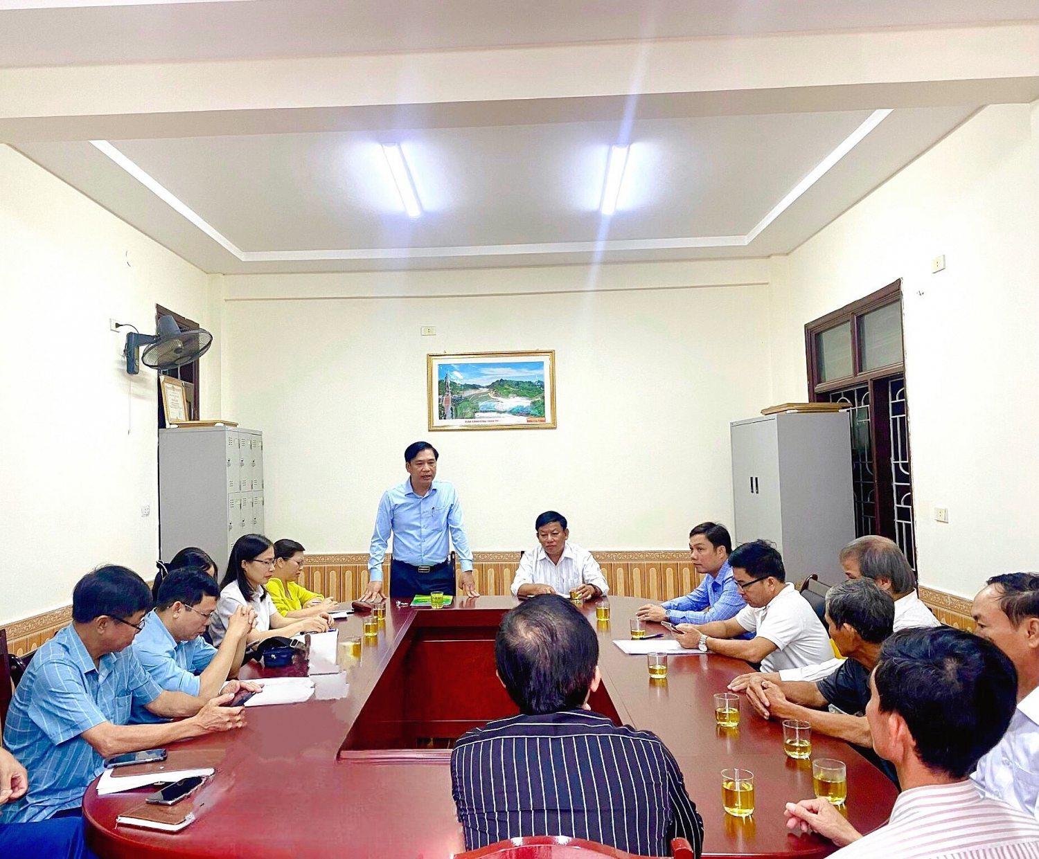Trung tâm Khuyến nông tỉnh Nghệ An tiếp đoàn Trung tâm Khuyến nông Quảng Nam tham quan học tập mô hình