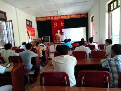 Trạm Khuyến Nông Nam Đàn hội nghị sơ kết công tác Khuyến nông 6 tháng đầu năm 2019.