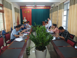 Sở Nông nghiệp & PTNT làm việc với Đoàn công tác của Cục Kinh tế hợp tác và Phát triển nông thôn.