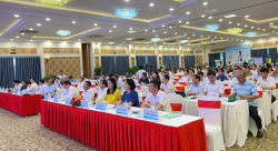 Diễn đàn “Kết nối sản xuất và tiêu thụ nông sản các tỉnh vùng Bắc Trung Bộ”.