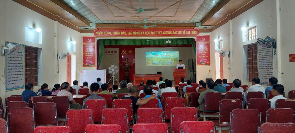 Trung tâm Khuyến nông Nghệ An tổ chức tập huấn nâng cao năng lực cho cán bộ chủ chốt thôn/xóm/bản