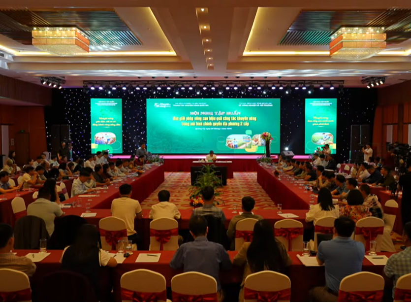 Hội nghị bàn giải pháp nâng cao hiệu quả hoạt động khuyến nông cơ sở trong mô hình chính quyền địa phương 2 cấp