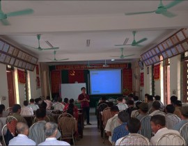 Tập huấn cho cán bộ chủ chốt thôn bản tại xã Tam Quang huyện Tương Dương năm 2022