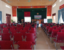 Tập huấn chuyển giao khoa học kỹ thuật cho nông dân trồng lúa tại xã Hưng Thành, huyện Hưng Nguyên